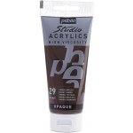 Pebeo akrylové barvy Studio Acrylics 100 ml 029 pálená hnědá – Hledejceny.cz