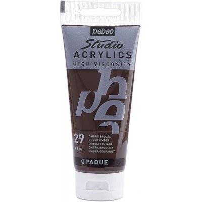 Pebeo akrylové barvy Studio Acrylics 100 ml 029 pálená hnědá – Hledejceny.cz