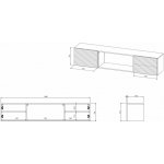 Cama Meble Tula 183x35x37 cm – Hledejceny.cz