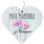 Bohemia Gifts Dřevěné vonítko do prádla srdce moje maminka 1 ks – Hledejceny.cz