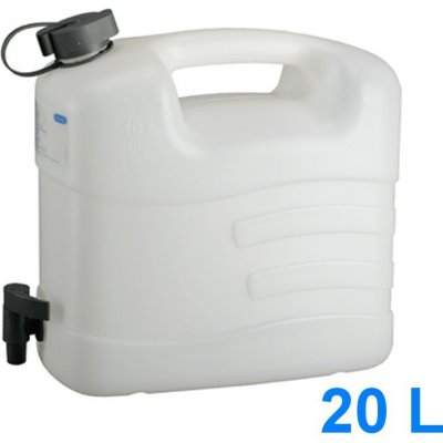PRESSOL Kanystr na vodu plastový s ventilem 20L – Zboží Mobilmania