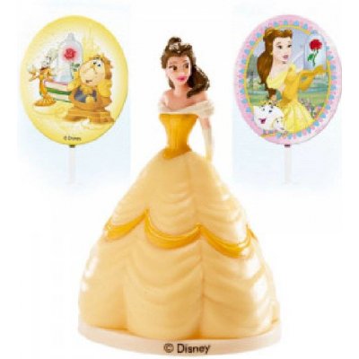 Figurka na dort princezna Bella a ozdoby Dekora