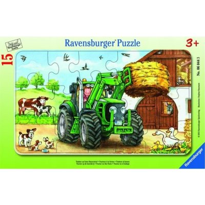 Ravensburger Traktor na statku 15 dílků