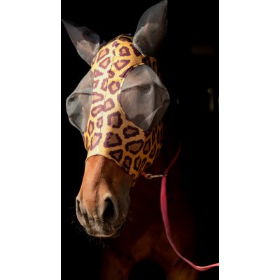 Horse Mania Maska proti hmyzu s ochranou uší natural panther – Hledejceny.cz