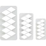 Sada vykrajovátek 3kusy Geometric - diamant XL - PME – Hledejceny.cz