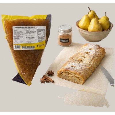 Zeelandia Ovocná Náplň hruškový gel 1 kg – Zboží Dáma