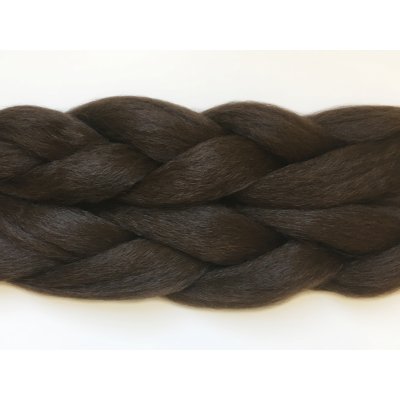 100% Kanekalon jumbo braid Barva: 6 (dark brown - velmi tmavě hnědá), Značka: Dream Hair: Super Braid – Zboží Dáma