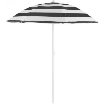 ST Leisure Equipment Slunečník Dalia, 180 cm, 32/32 mm, s kloubkem, černo/bílý – Hledejceny.cz