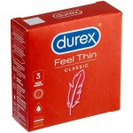 Durex Feel Thin Regular Fit 3 ks – Zboží Mobilmania
