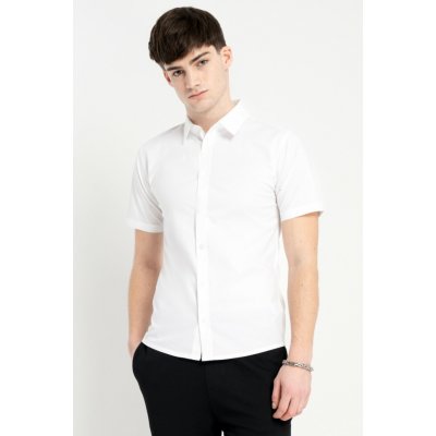 Reporter Young chlapecká bílá košile s krátkým rukávem a knoflíky bílá – Zboží Dáma