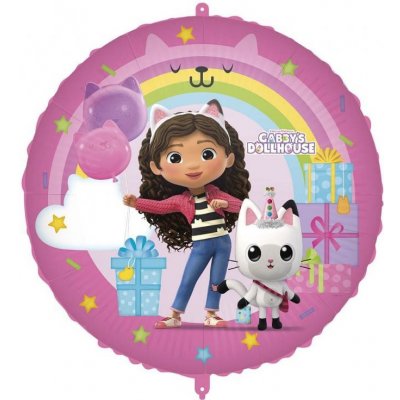 PROCOS Fóliový balónek 18" Gábinin domeček pro panenky 46 cm – Zboží Dáma