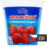 Choceňská mlékárna Choceňský smetanový jogurt malina 150 g – Zboží Mobilmania