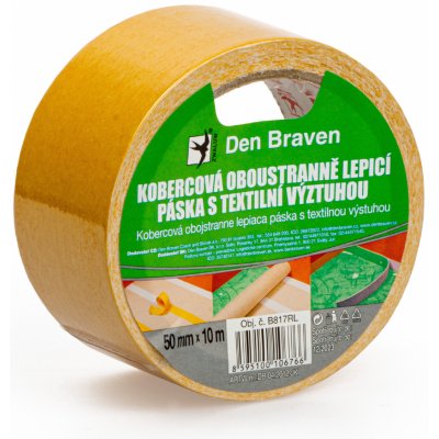 Den Braven Kobercová oboustranně lepicí páska s textilní výztuhou 50 mm x 10 m