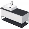 Koupelnový nábytek Intedoor TA OALU 120L 2Z KDL A0016 Skříňka spodní 90 cm s keramickým umyvadlem, 2 zásuvky TA OALU 120L 2Z KDL A0016