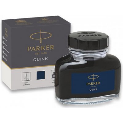 Parker 1502/0150378 Quink lahvičkový inkoustmodročerný – Zbozi.Blesk.cz