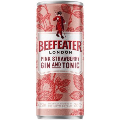 Beefeater Pink & Tonic 4,9% 0,25 l (plech) – Zboží Mobilmania