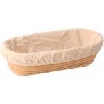 ČistéDřevo Oválná ratanová ošatka 30 x 15 x 8 cm – Zboží Dáma