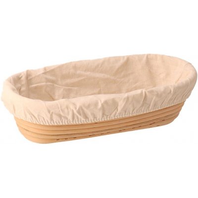 ČistéDřevo Oválná ratanová ošatka 30 x 15 x 8 cm – Zboží Dáma