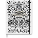 Moleskine Zápisník Uni Lorenzo Petrantoni tvrdé desky B5 linkovaný, bílý – Zboží Živě