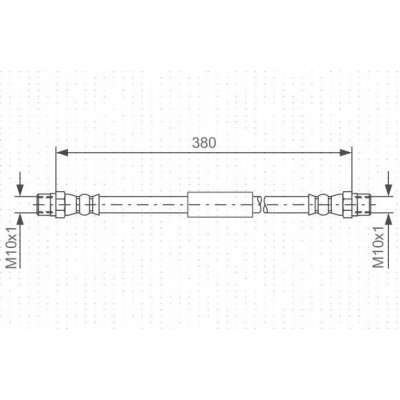 BOSCH 1 987 476 138 Brzdová hadice (1987476138)