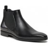 Pánské kotníkové boty Boss kotníková obuv s elastickým prvkem Theon Cheb 50512165 černá