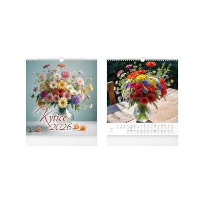 nástěnný malý Kytice 1061637 2026 – Hledejceny.cz