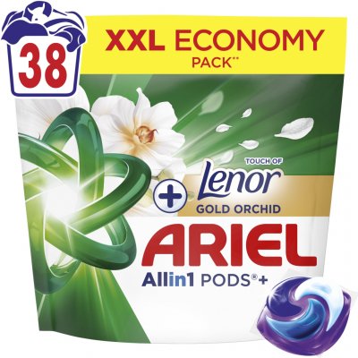 Ariel All in1 Pods +Lenor prací kapsle Gold Orchid Clean 38 PD – Hledejceny.cz