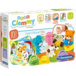 Clementoni CLEMMY Set baby kostky gumové vonící + knížka domácí zvířátka – Zboží Živě