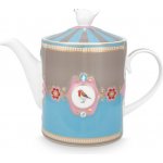 Pip Studio Love Birds Medallion čajová modrá-khaki 1,3 l – Zboží Mobilmania