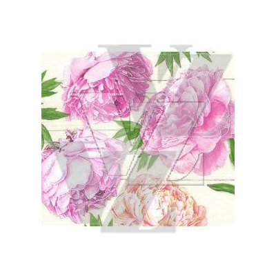 Pol Mak papírové ubrousky 33x33cm 3V 20ks Romantic Peonies SDOG 033901