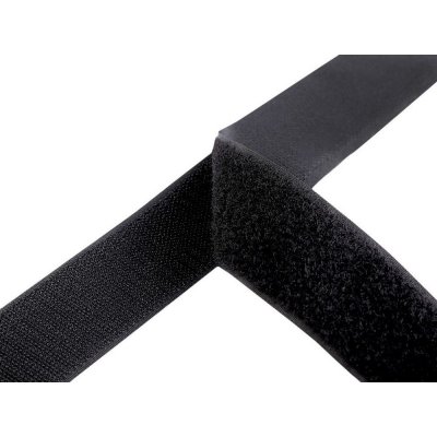 Suchý zip háček + plyš šíře 38 mm METRÁŽ - černá – Hledejceny.cz