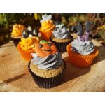 Decora Košíček na muffiny Halloween černo oranžový 36ks 5x3cm – Zboží Mobilmania