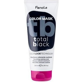 Fanola Color Mask barevné masky Total Black černá 200 ml