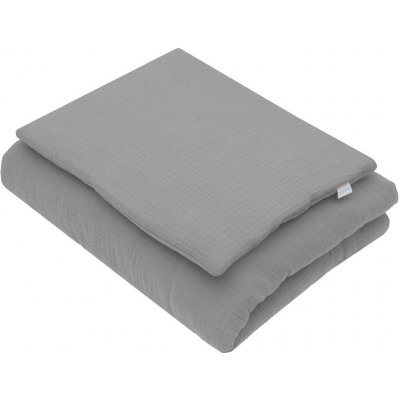New Baby Mušelínový set s výplní šedý – Zboží Dáma