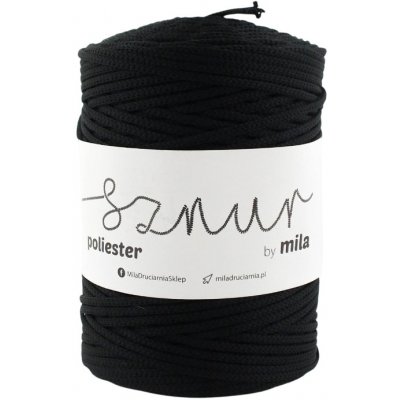 MILA Polyesterová šňůra 3mm/200m - Černá/POLI171 – Zboží Dáma