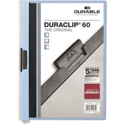 Durable duraclip 60 A4 Desky s klipem světle modré – Sleviste.cz