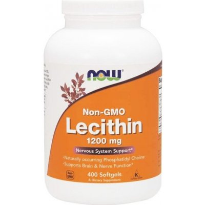 Now Foods Lecitin bez GMO 1200 mg 400 kapslí