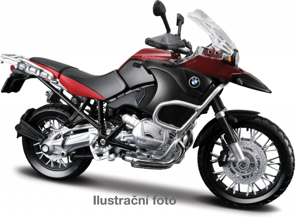 Maisto Model motocyklu BMW 1200 GS červená/černá 1:12