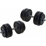 FitnessLine Jednoruční nakládací činkový set kotouče s cementovou náplní 2 x 15 kg – Zboží Mobilmania