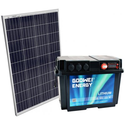 Goowei Energy Set lithiový bateriový box 120Ah + solární panel Victron 115W 12V – Zbozi.Blesk.cz