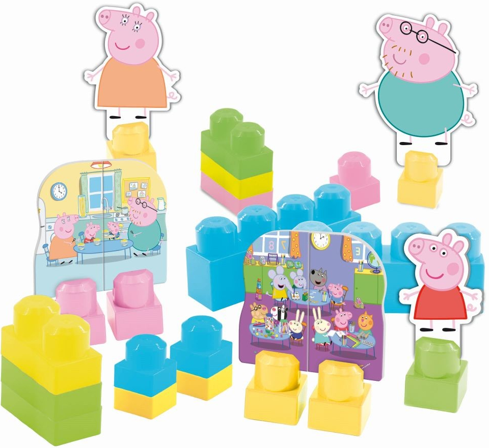 Liscianigioch Peppa Pig Batoh s kostkama Baby Blocks