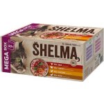Shelma Cat kuřecí hovězí kachní a krůtí 40 x 85 g – Sleviste.cz