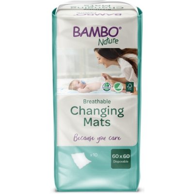 Bambo Nature dětské jednorázové podložky 10ks 60 x 60 – Hledejceny.cz