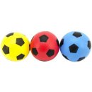 Míček fotbal guma 12cm 6 barev v síťce