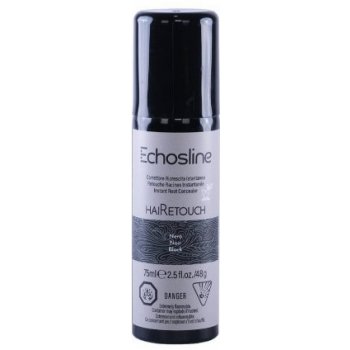 Echosline Hair Retouch Barevný korektor na odrosty Černý 75 ml