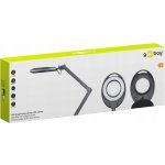 goobay Stolní lampa s lupou, 127mm, 3 dioprie, LED osvětlení 8W, černá (65575) - 40.92.0368 – Zboží Dáma