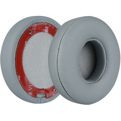 eses náušníky pro sluchátka Beats Solo 2 a 3 šedé kožené – Zboží Živě