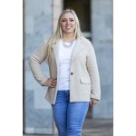 Italy fashion Elegantní sako LISY Černá – Zboží Dáma
