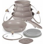 BERLINGERHAUS Sada nádobí s titanovým povrchem 13 kusů Taupe Nordic Collection BH-8422 – Sleviste.cz