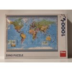 Dino Politická mapa světa 1000 dílků – Sleviste.cz